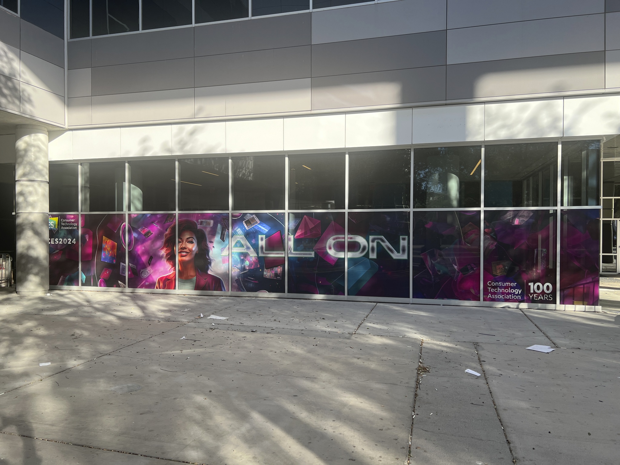 Large-format branded environment