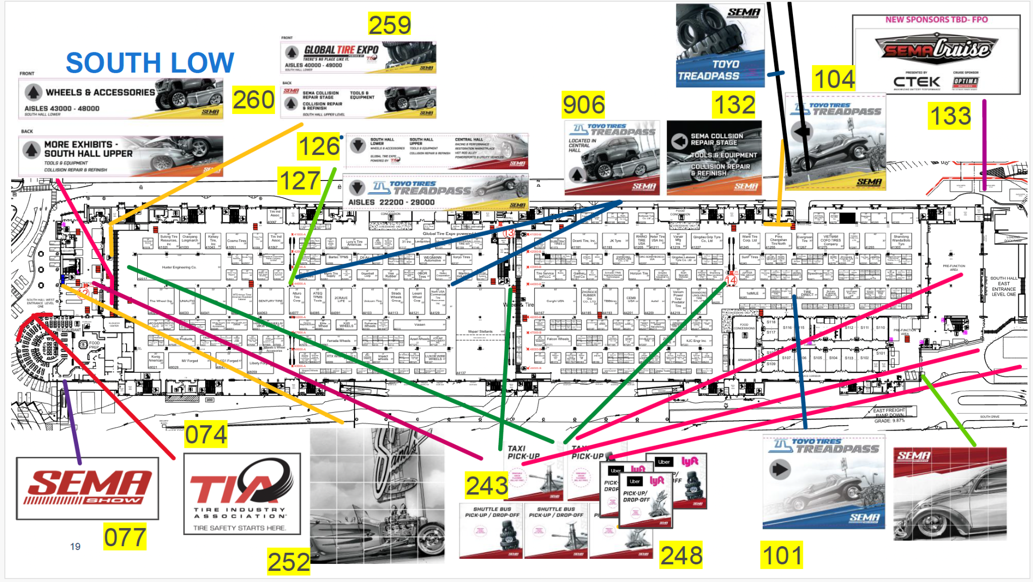 2024 install map: one page, one section, one floor